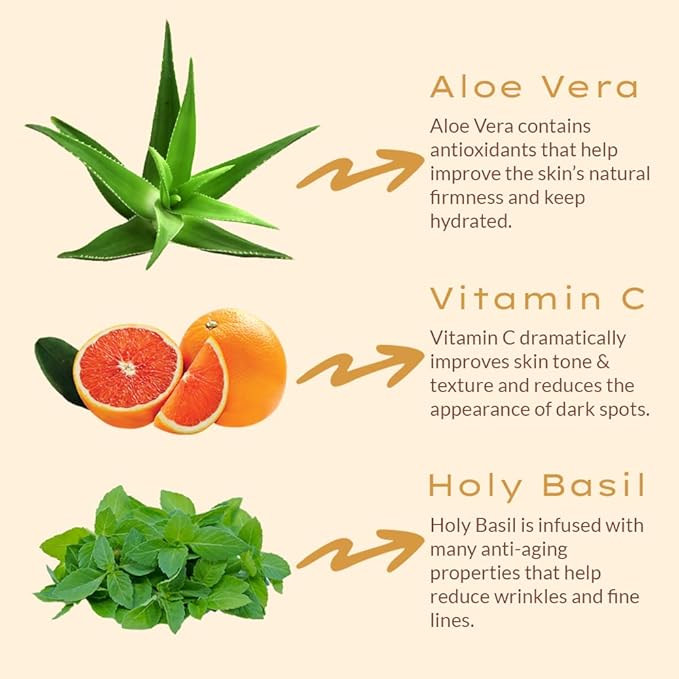 Naked Collagen Peptides Serum for Face with Vitamin C - Anti Aging Serum Skincare for Under Eye with Sweet Almond Oil - Dark Spot Corrector and Pore Minimizer with Vitamin E Oil for Skin (1oz) (1 oz)