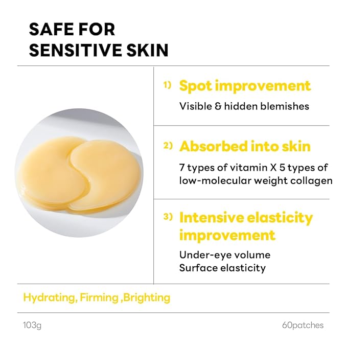 Mediheal Vita Collagen Under Eye Patches & Phyto Enzyme Peeling Pad for Daily Gentle Exfoliation