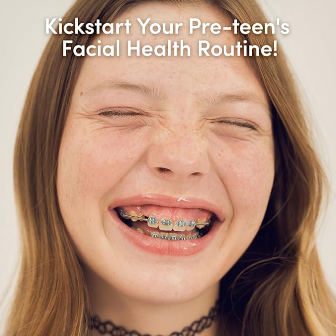 Evereden Kids Daily 1-2-3 Routine Bundle: Clean & Vegan Skin Care Set - Hydrating & Nourishing Tween Skincare Set with Multi-Vitamin Face Wash, Face Cream, Lotion, & SPF 30 Mineral Sunscreen (Melon)