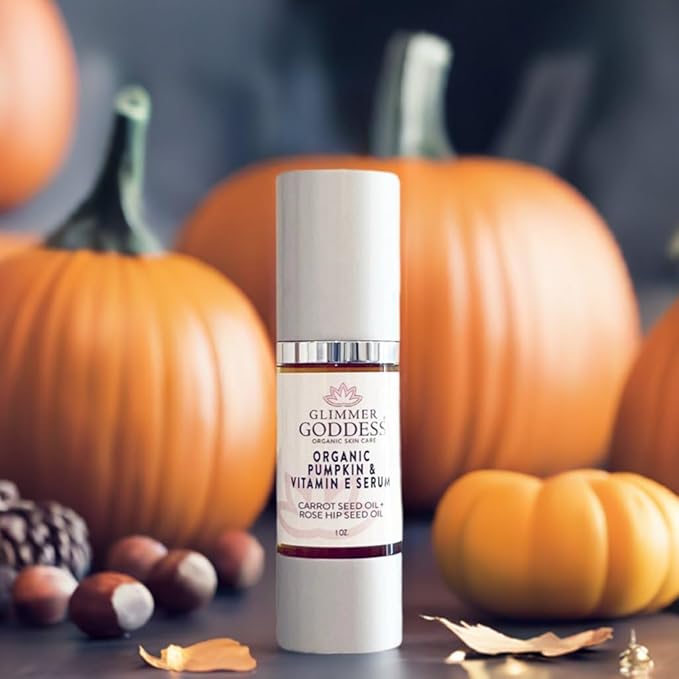 Glimmer Goddess Organic Face Serum - Pumpkin & Vitamin E, 1 oz