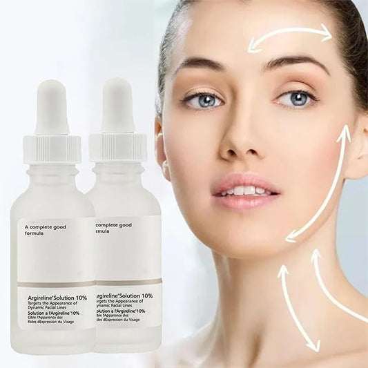 Argireline Serum For Face, 2 PCS Anti-Wrinkle Facial Serum For Oily Skin, Moisturizing Argireline 10% Solution For Women, Peptides Serum.