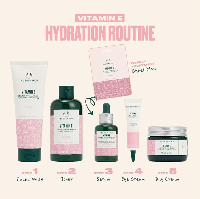 The Body Shop Vitamin E Bi-Phrase Serum - Hydration - 1 Fl Oz