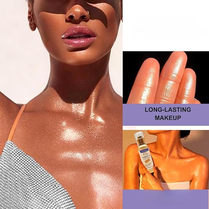 Turmeric Soap And Body Shimmer Oil Two Piece Set for Face & Body,Glitter Lotion Shimmer,2PCS Turmeric Soap Bar,Turmeric Soap for Face