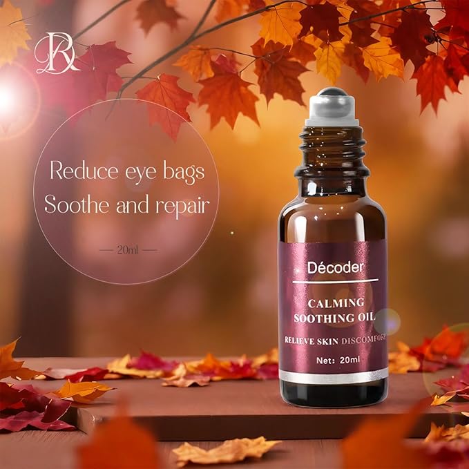 Decoder Eye Puffiness Relief and Repair Beauty Eye Serum Oil, Eye Skin Care Essence Oil, Under Eye Cream - Jojoba Oil, Squalane, Shea Butter, Meadowfoam Oil and Frankincense - Soothing and Refreshing