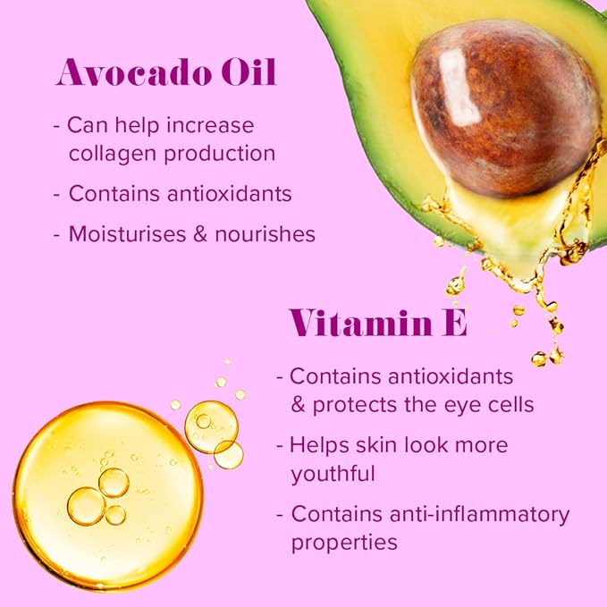 Cosmetics Eye Cream, Anti-Aging Brightening with Vitamin E, Anti-Wrinkle for Dark Circles and Puffy Eyes, Hydrates, Brightens, Reduces Inflammation