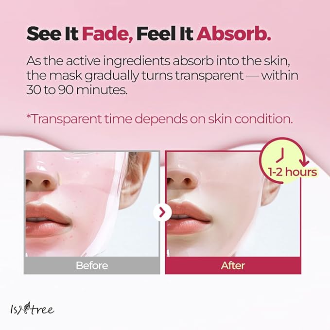 IsNtree Plum Peptide Plumping Gel Mask 30g*4ea