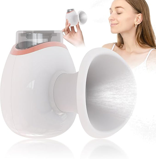 AGLOO Heated Nano Eye Mist Steam Sprayer - Portable and Rechargeable, Facial Steamer for Dry Eye Relief