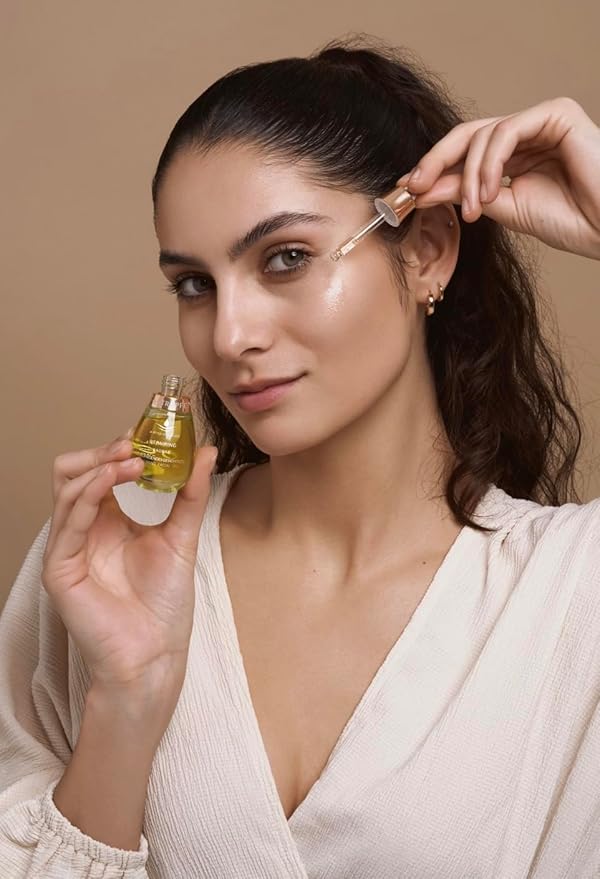 natural cosmetics, skincare, soothing facial oil for all skin types with baobab, 35 ml