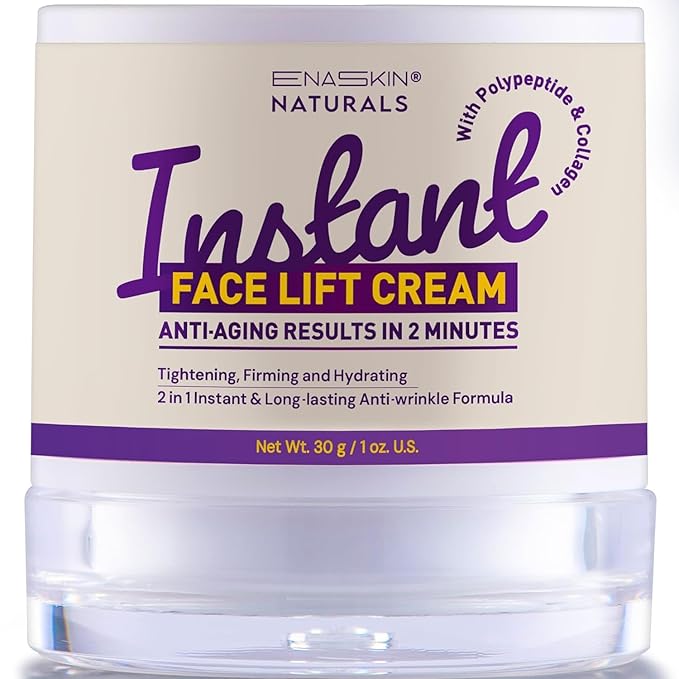 Enaskin Naturals Instant Face & Eye Tightener Cream: Wrinkle Filler for Deep Wrinkles and Fine Lines for Face Within 2 Mins - Instant Wrinkle Eraser for Women and Men- Temporary Eye Lift Cream