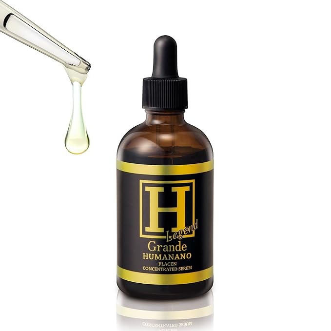 Japanese Placen Liposomal 200% Concentrated Serum, EGF, FGF, "HUMANANO", Paraben Free, Alcohol Free, Mineral Oil Free, Cruelty Free (3.38 fl oz)