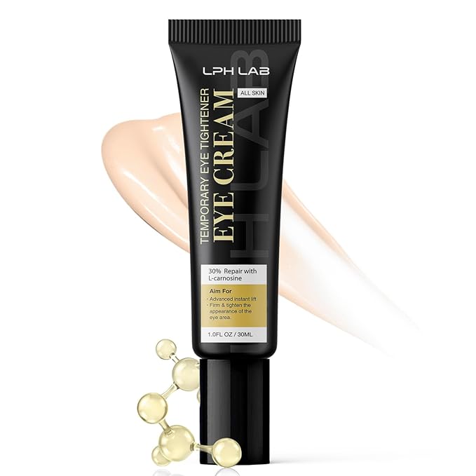 Instant Firm Eye Tightening Cream: Temporary Under Eye Bag Puffiness Removal - Rapid Eyebags Tightener Reducer Treatment for Senior Men and Women, 30mL