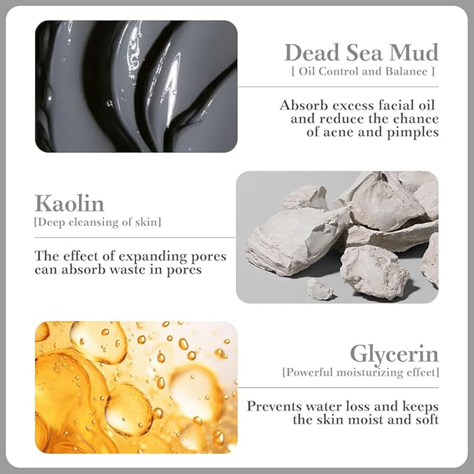 10X Collagen Anti-Aging Sleep Mask – Active Protein Technology – Intensive Hydration, Reduces Sagging & Dullness, Skin Care, Smooth & Whitilight, Cruelty-free (10PCS-Mud Mask-Dead sea mud White)