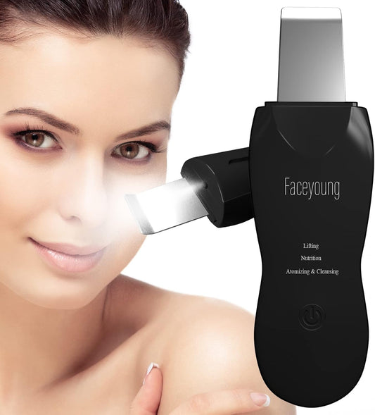 Facial Skin Cleanser with Mister, Upgraded Sprayer, Blackhead Extractor for Deep Cleansing and Moisturizing Spray