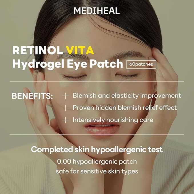 Mediheal Vita Collagen Under Eye Patches & Phyto Enzyme Peeling Pad for Daily Gentle Exfoliation