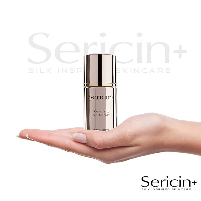 Sericin Plus Reviving Eye Serum - Delivers Immediate Results. Minimizes Wrinkles, Fine Lines, Puffiness, Crow's Feet. Nourishing and Hydrating Eye Serum with SILK.