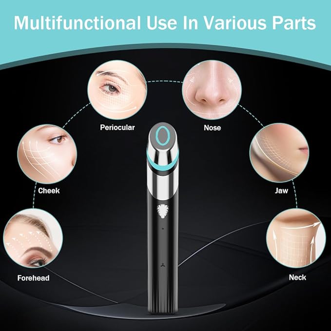 Upgraded Version | Skin Care Device - Facial Glow Booster for Maximizing and Boosting Skin Care Absorption - Needle Free, Radiance, Elasticity | LED Anti-Wrinkle Device | Skin Care Firming, Toning