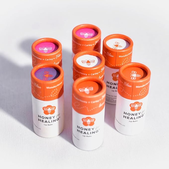 Ultra-Hydrating Tinted Formula Made with Manuka Honey 15+ UMF, Coconut Oil, Beeswax | 12+ Hour Moisture, Zero Waste Recyclable Tube | Lip Moisturizer & Color in One 0.25 oz / 7 gr (Soft Rose)