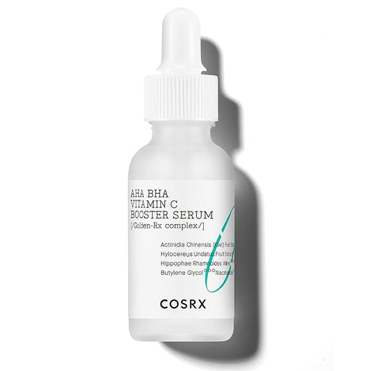 COSRX AHA BHA Vitamin C Booster Serum 1.01fl.oz/30ml, Anti Aging, Plumping, Hydrating Serum with Niacinamide, Not Tested on Animals, No Parabens, Korean Skincare