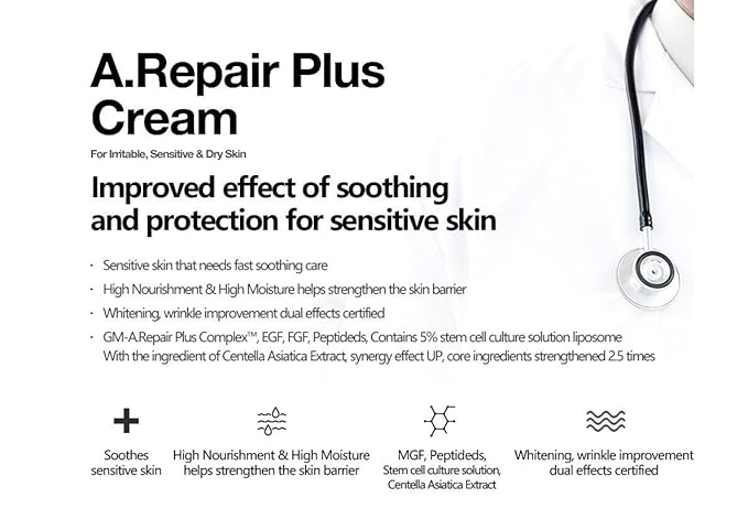 A.Repair Plus Cream for Irritable, Sensitive & Dry Skin 50ml (1.69fl.oz.)