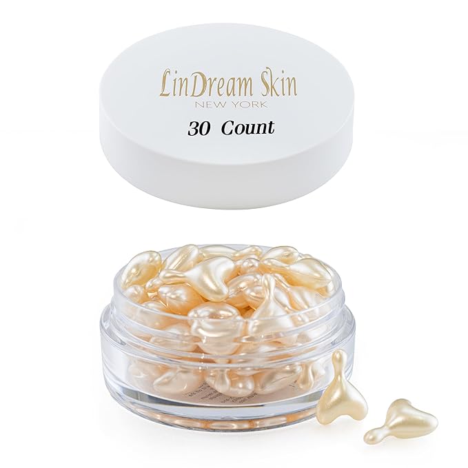 Serum Capsules for Face Skin Care - Boost Elasticity and Revive Collagen - Correction of Wrinkles and Tone Repair - Anti Aging, Hydrating, Lifting - 30 Capsules