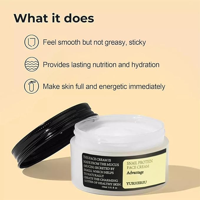 Advanced Snail Mucin Set, Face Skin Care Set, Korean Skincare Gift Set for Teenage Girls, Skin Care Products Set with Serum, Cream, Eye Cream, Toner, Facial Snail Mucin Kit for Women Hydrating 4PCS