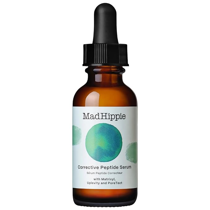 Mad Hippie Corrective Peptide Serum for Face – Skin-Tightening Collagen Peptides, Anti-Wrinkle Essentials, 1.02 Fl Oz