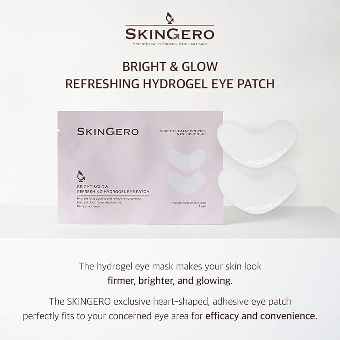 BRIGHT & GLOW REFRESHING HYDROGEL EYE PATCH (1 pair)