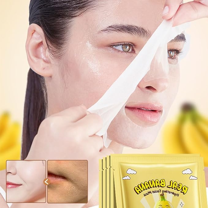 8 Pack Fruit Facial Mask Set – Hydrating & Brightening Combo Face Masks for All Skin Types, Natural Sheet Masks Gift Set, Hypoallergenic Spa Skincare for Women/Men, Soothe Sensitive Skin (8 Pcs-Set04)