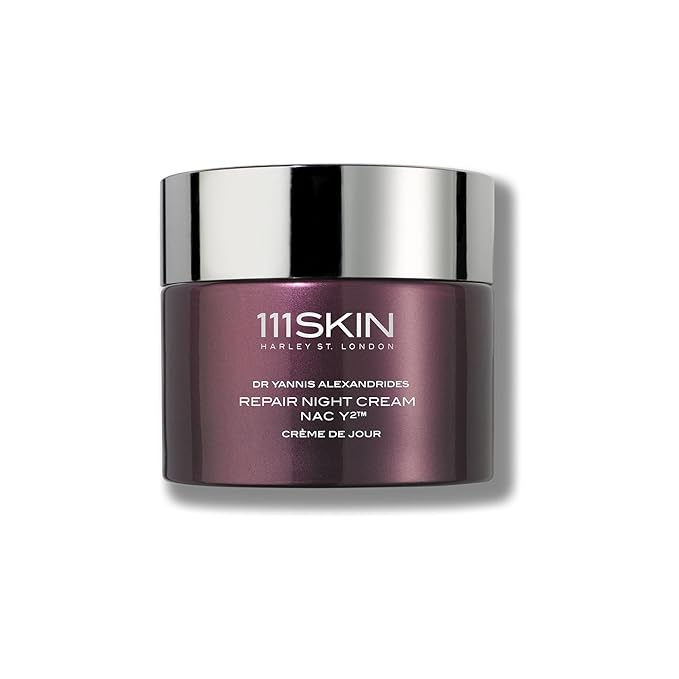 111SKIN Repair Night Cream NAC Y2 | Deeply Hydrating Face Cream | Fights Free Radicals| Reinforces Skin Barrier | Combats Early Signs of Aging (1.69 fl oz)
