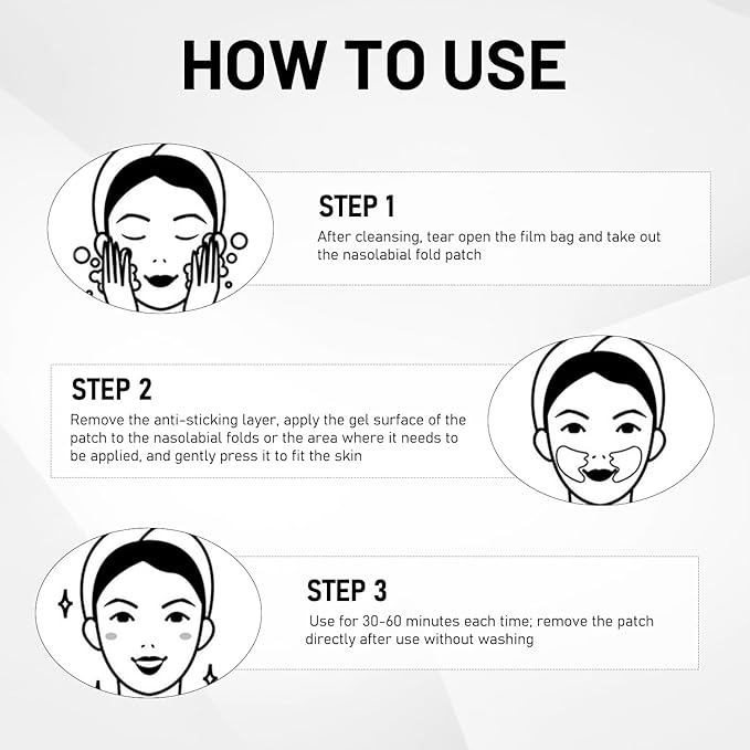 2 Boxes Joylandgo Wrinkle Patches, Microcrystalline Nasolabial Folds Removal Patches, Joylandgo Wrinkle Removers Patches, Lift Tape Invisible Anti Wrinkle Patches