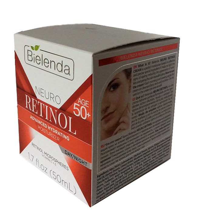BIELENDA NEURO RETINOL 50 + VITAMIN C & E ADVANCED HYDRATING MOISTURIZER DAY/NIGHT 1.7 FL OZ