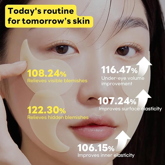 Mediheal Vita Collagen Under Eye Patches & Madecassoside Blemish Toner Pad for Daily Blemish Care