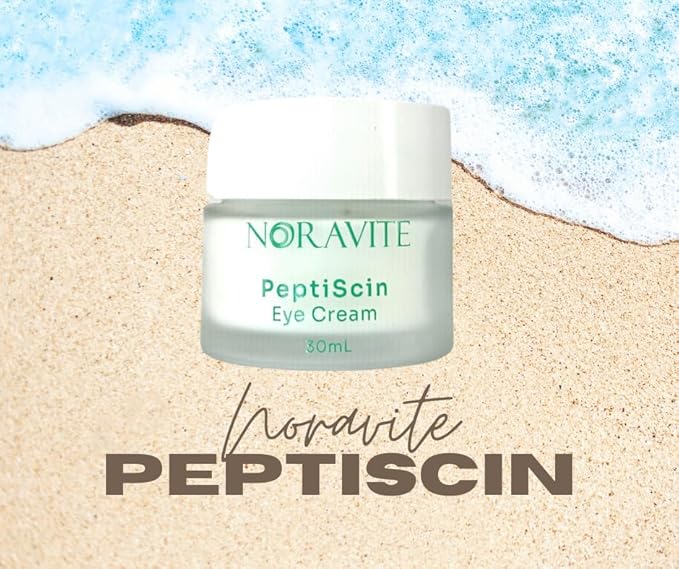 PeptiScin - Peptide Eye Cream with Hyaluronic Acid and Escin | Rich Moisturizing Dark Circle Eye Cream | Brightens and Tones - 1.01 Ounce