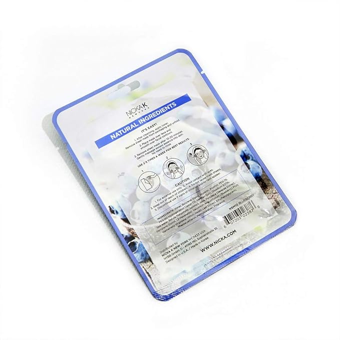 K-BEAUTY PURIFYING BLUEBERRY FACIAL SHEET MASK