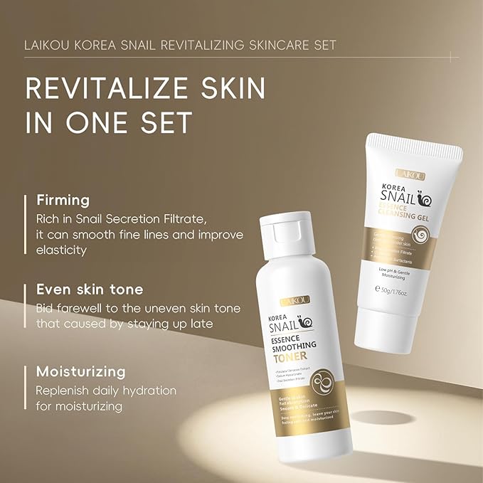 Hydrated Skin Care Mini Set ,Travel Essentials Cleanser, Makeup Remover, Serum，Moisturiser & Eye Cream ,Vegan & Anti-Aging-Free Facial Mini Kit(5 Piece)