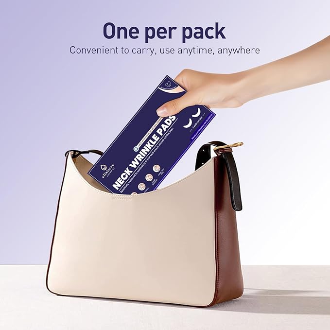 Neck Silicone Wrinkle Patches Reusable for Wrinkles Treatment, Anti Aging Wrinkle Pads Overnight, 2 Patches