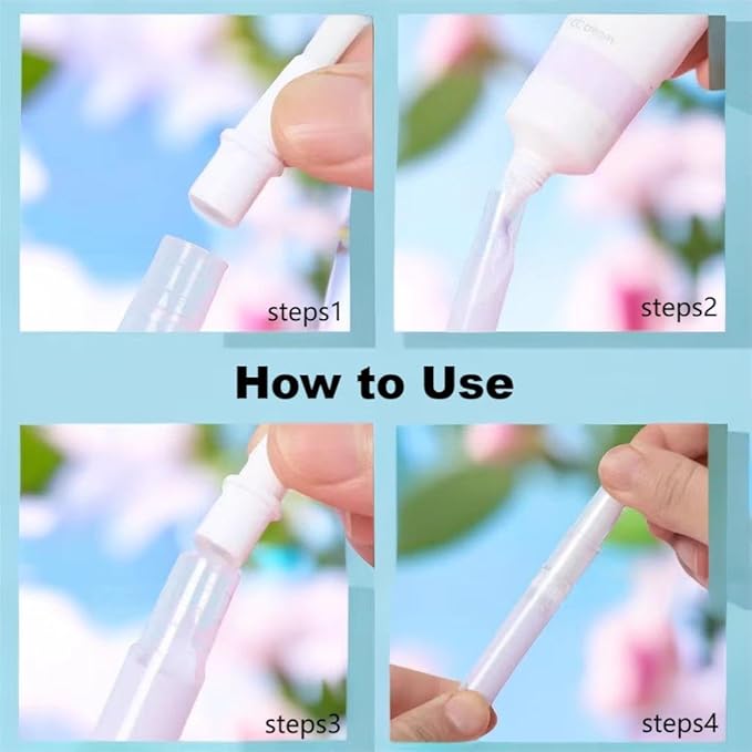 12Pcs Empty Cuticle Oil Pen Nail Oil Pen Transparent Twist Pens with Brush Tip for Lip Gloss Nail Polish Eyelash Growth Liquid with 16Stickers (3ML)