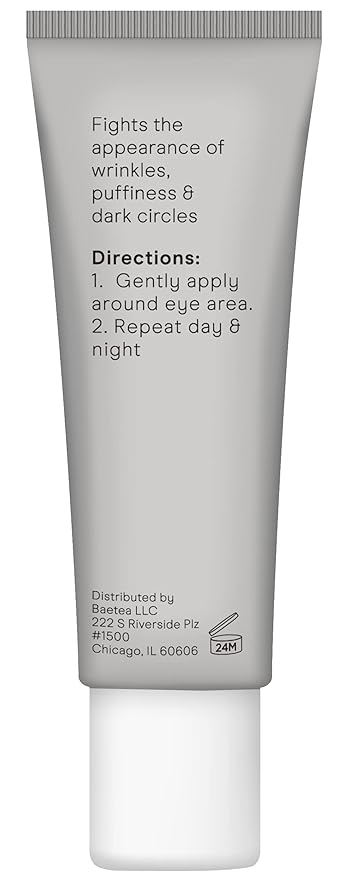 Baebody Critically Acclaimed Eye Gel - Advanced Cooling Under Eye Cream For Dark Circles and Puffiness - Anti Aging and Hydrating - Beauty Gifts for Women, Travel Size (15 ml/0.5 fl oz)