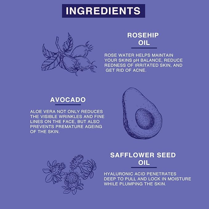 Provence Beauty Rose Multi-Use Oil for Face, Body and Hair & Active REWIND Facial Oil