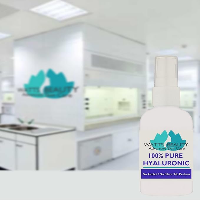 Anti Aging Wrinkle Serum of 100% Pure Hyaluronic Acid for Face and Body - No Alcohol, 8 oz