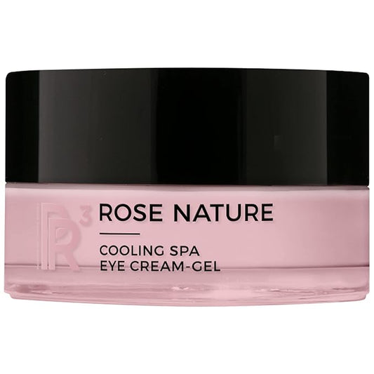 ANNEMARIE BÖRLIND ROSE NATURE Cooling Spa Eye Cream-Gel (0.50 Fl Oz) - Plumps up wrinkles caused by tiredness, PR3 rose complex reduces the effects of blue light, vegan