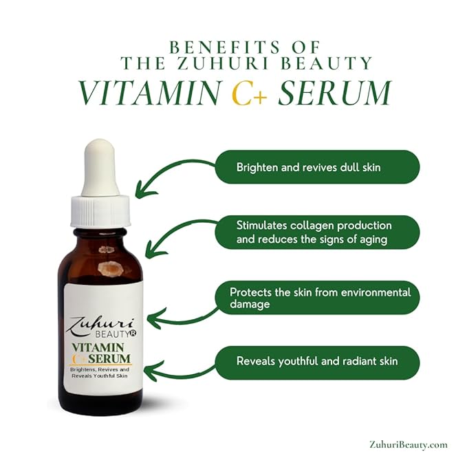 Vitamin C+ Serum Lightens Dark Spots, Repairs Damaged Skin and Helps to Prevent Signs of Aging.