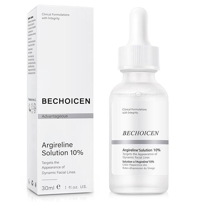 Anti Aging Argireline Solution 10%,Anti Wrinkle Hydrating Argireline Serum with Centella & Hyaluronic Acid for Skin Barrier Repair,30ml Peptides Serum for Face Reduce Fine Lines