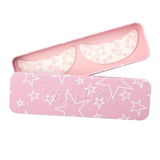 Pacifica Beauty Reusable Smile Line Mask, Skincare, Silicone Mask, For Fine Lines and Wrinkles, Lift and Firm, Pair with Serum, Storage Tin Included, Skin Care, Smile Line Patches, Vegan, 2 Pieces