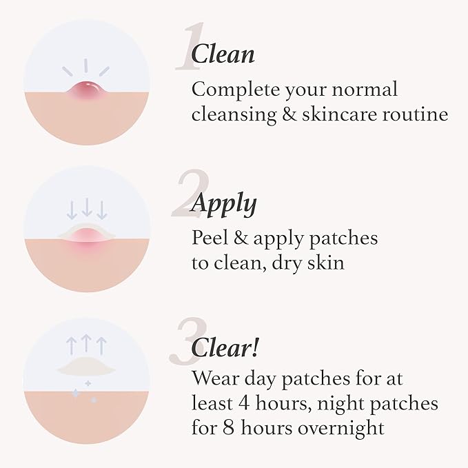 Julep Patch Me Up Waterproof Pimple Patches – 72 Hydrocolloid Acne Patches with Tea Tree Oil, Ultra-Thin Day & Potent Night, Reduces Blemishes & Scarring – 48 8mm & 24 12mm Patches