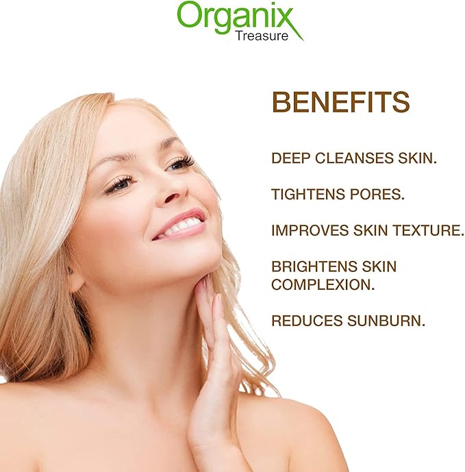 Organix Treasure Pure and Natural Sandalwood Powder for Face Masks, Facials and Skin Care, (100gm)