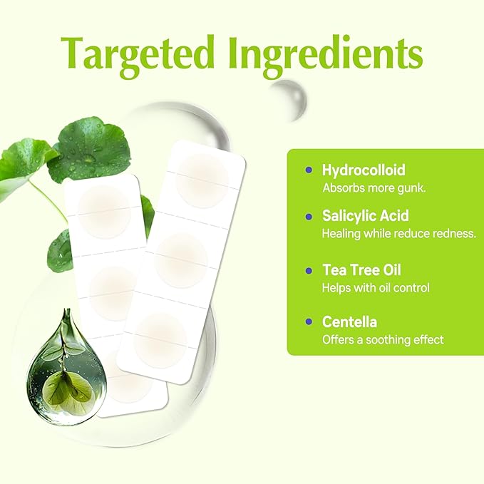 Pimple Patches For Face, Invisible Hydrocolloid Acne Patches Acne Treatment,Covering Zits & Blemishes in Skin and Face, Zit Patches with Salicylic Acid, FSA HSA Store Eligible Items 36 Count