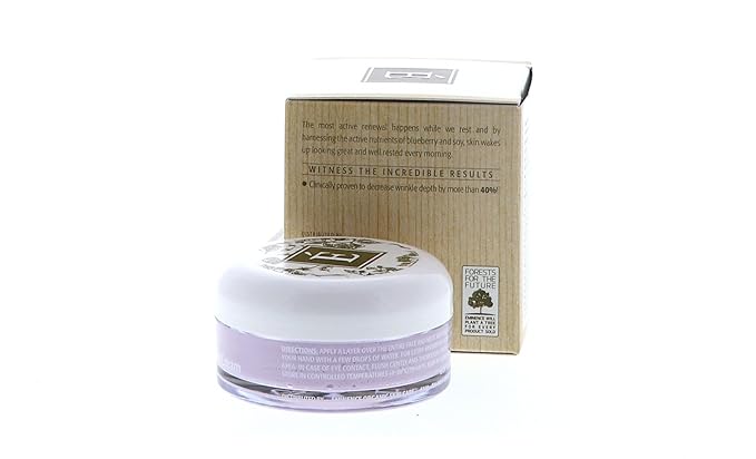 Eminence Organic Skin Care Blueberry Soy Night Recovery Cream, 2 Ounce