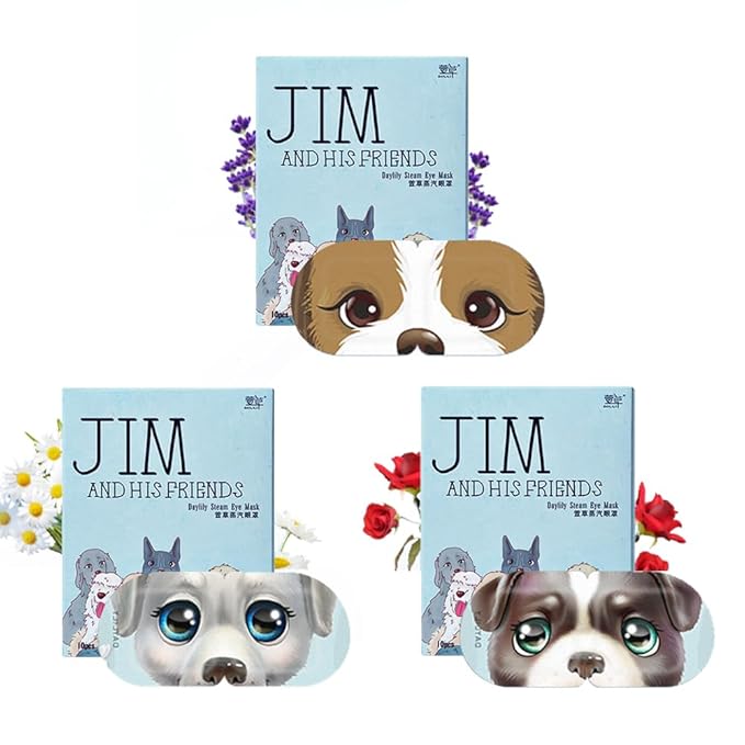 30 Packs Steam Eye Masks for Dry Eyes - Relaxing Hot Sleep Mask, Disposable Moist Heating Compress Pads