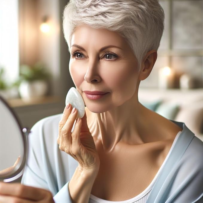 Earth & I Gua Sha Facial Tools, Guasha Tool for Face, Face Massager Tool Skin Care Tools for Face, Jawline Shaper Lymphatic Drainage Massager Face Tool, Face Sculping Tool, 2 Piece